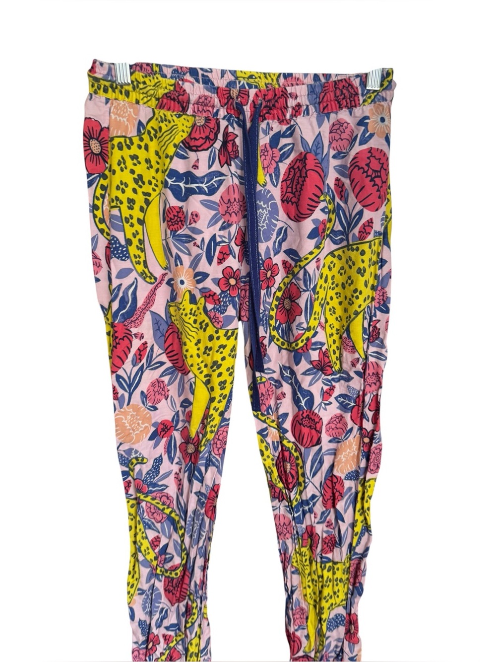 Anthropologie Womens XS Agathe Singer Cheetah Flannel Sleep Pants - Picture 1 of 4